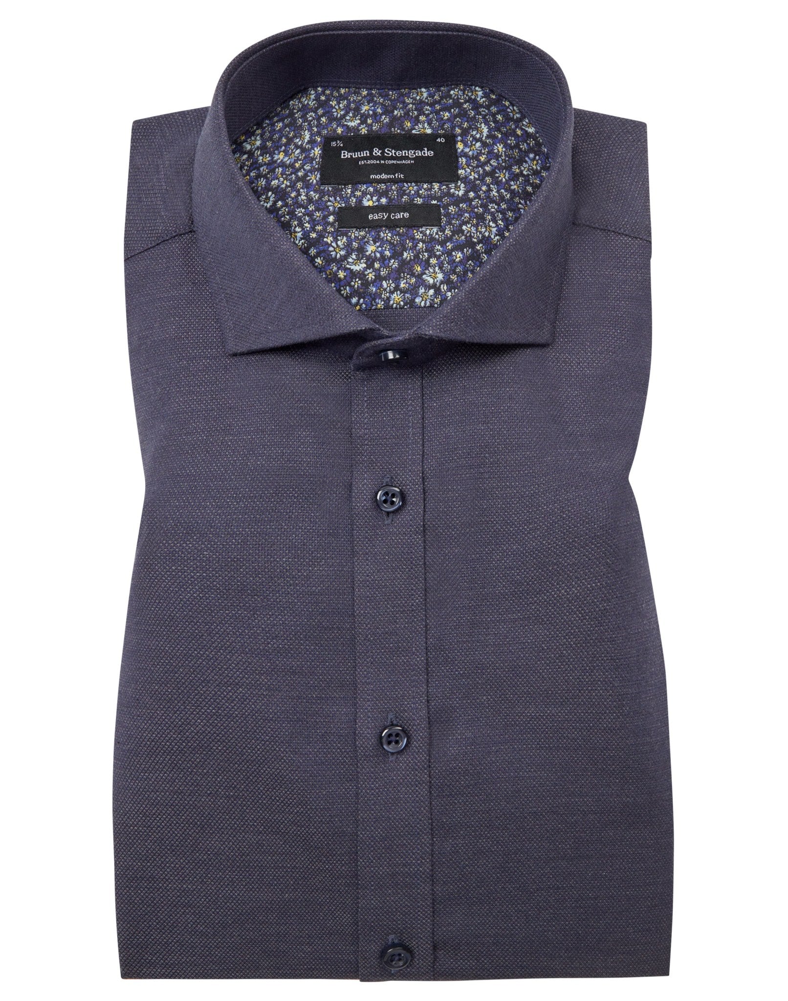BS Ziyech Modern Fit Skjorte - Thunder