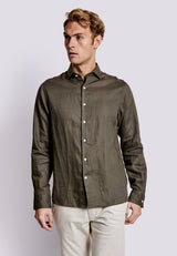 BS Sevilla Casual Slim Fit Shirt - Army
