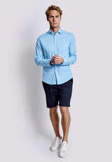 BS Ferrol Casual Slim Fit Shirt - Light Blue