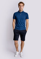 BS Monir Regular Fit Polo Shirt - Dark Blue