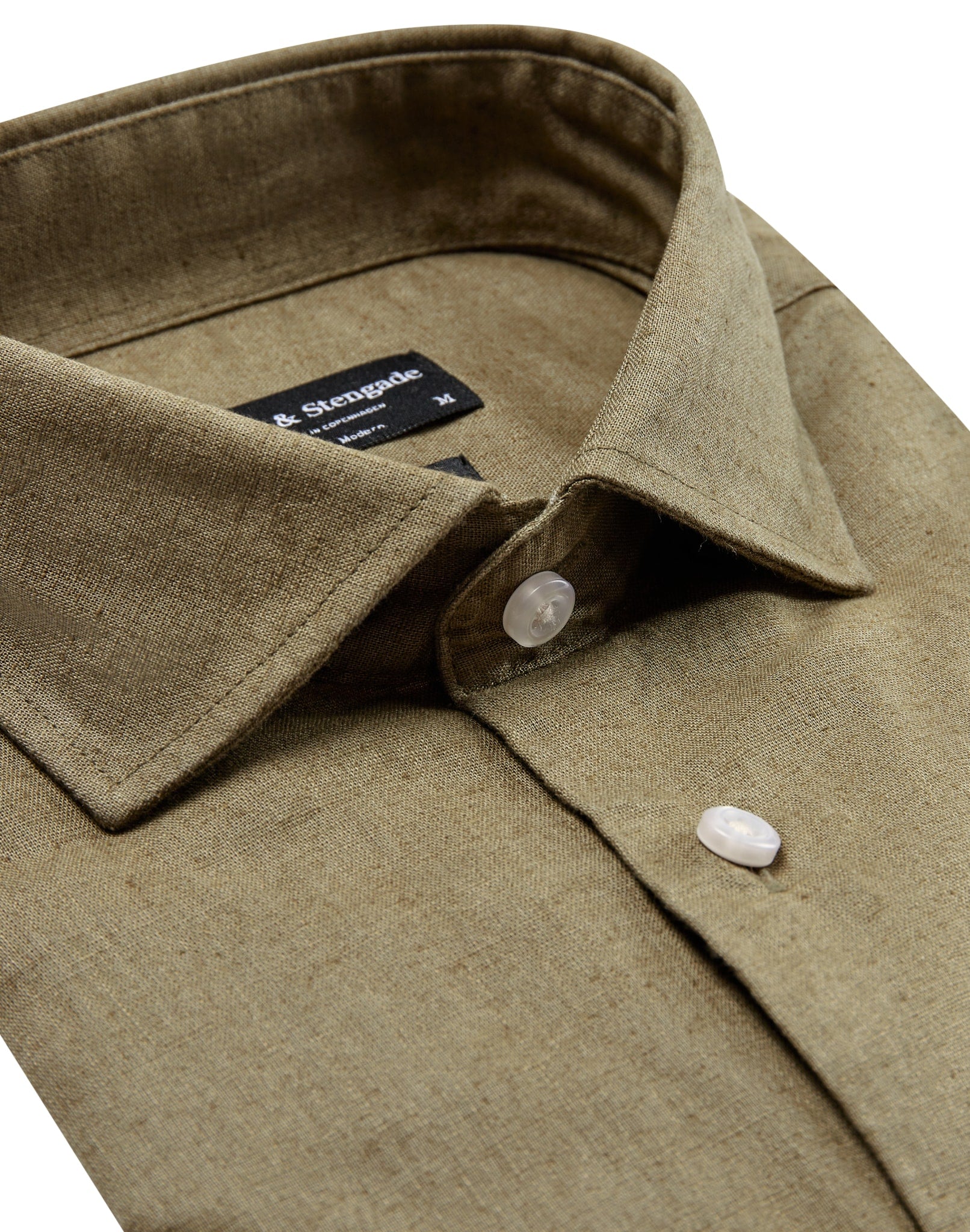 BS Gandia Casual Modern Fit Skjorte - Army
