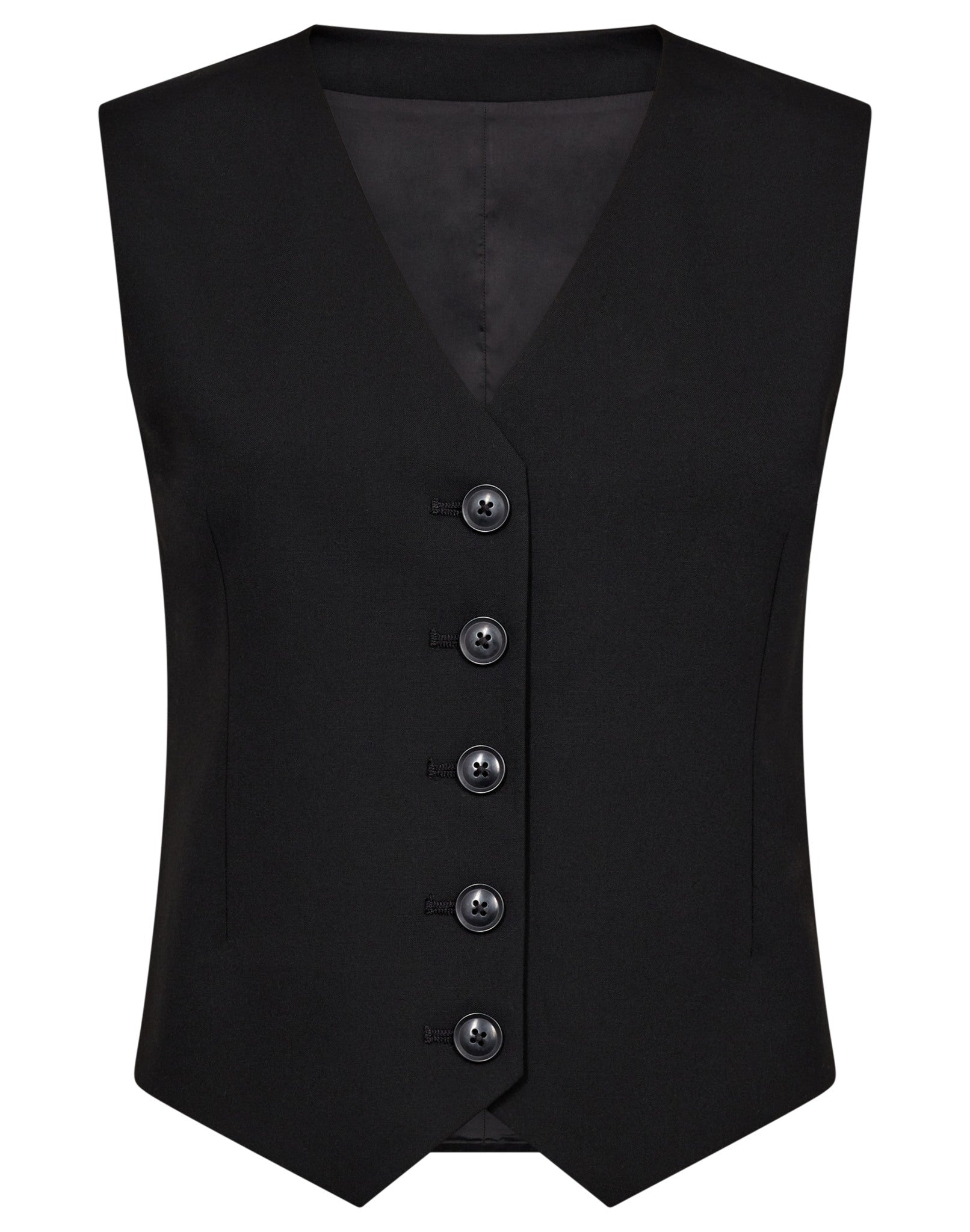 BS Decima Slim Fit Vest - Black