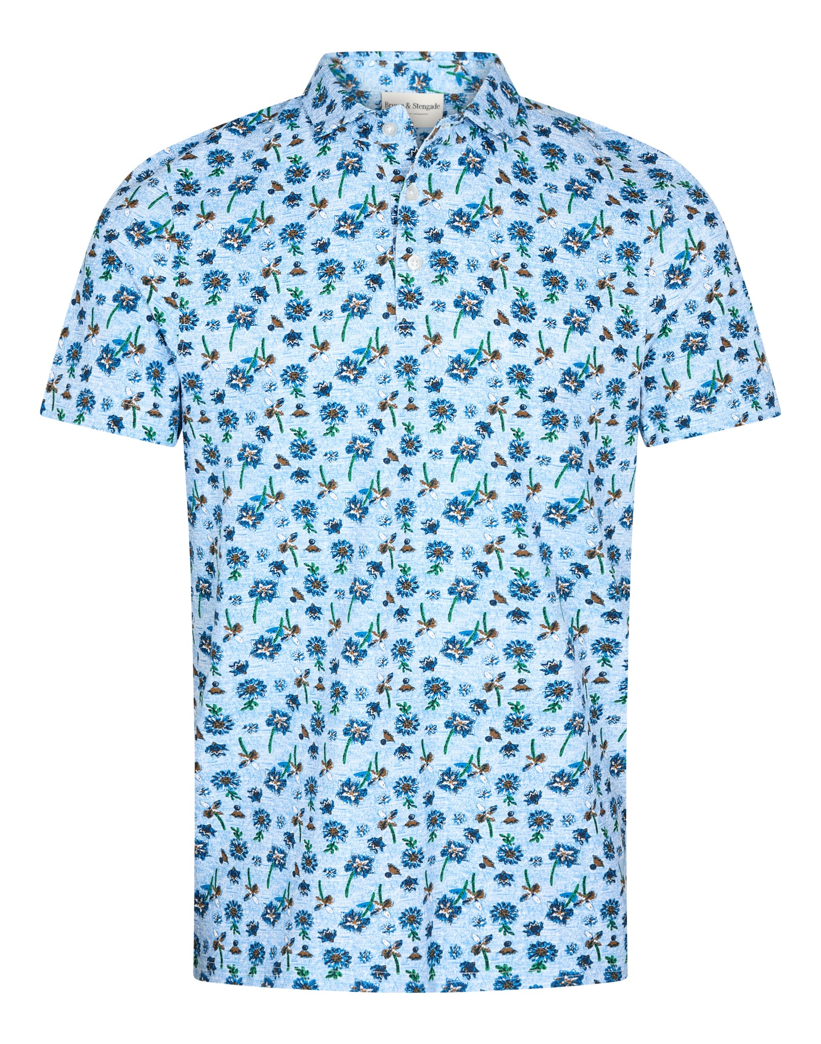 BS Rocky Regular Fit Polo Shirt - Light Blue