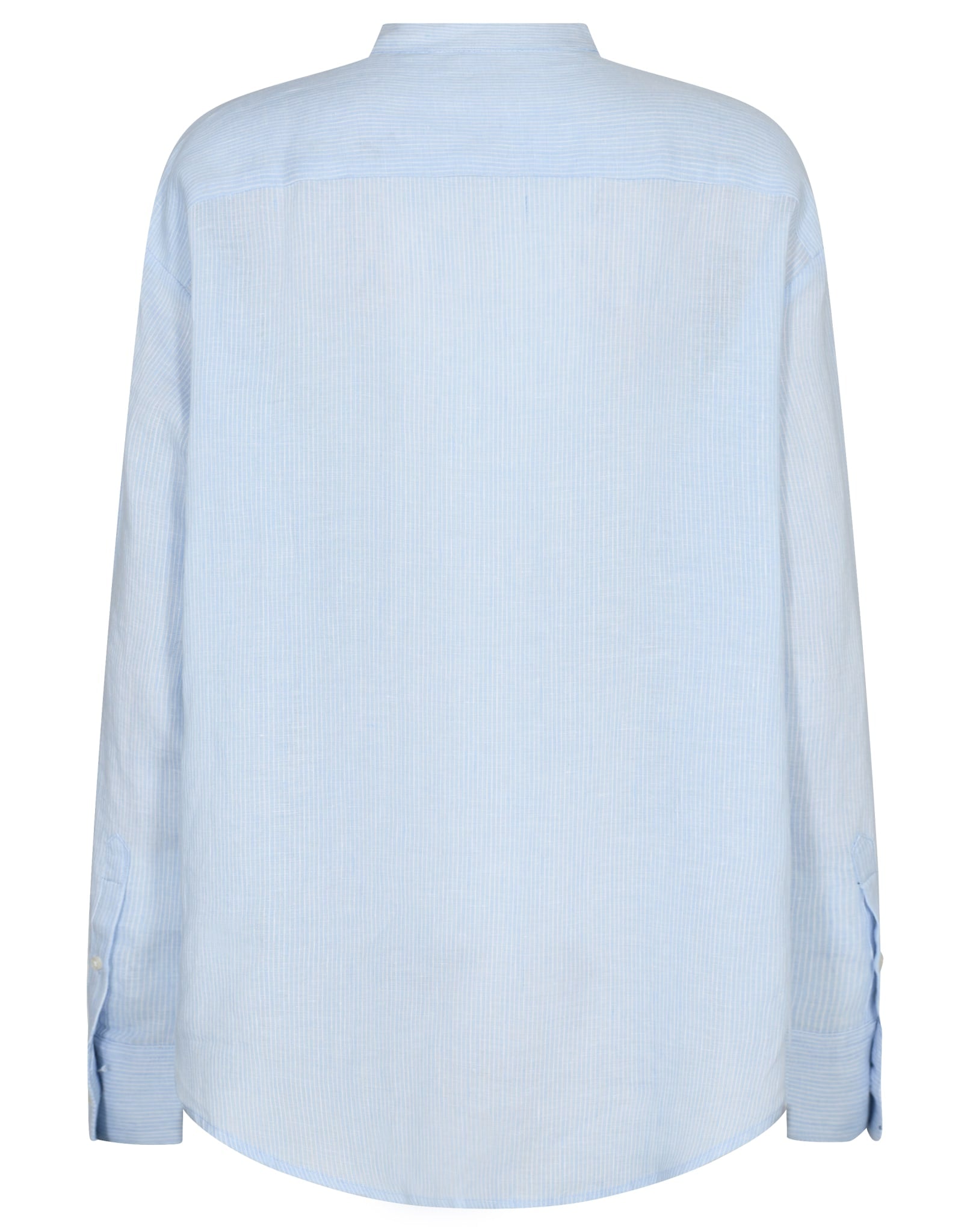 BS Abril Skjorte - Light Blue/White