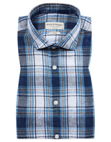 BS Getafe Casual Slim Fit Shirt - Blue