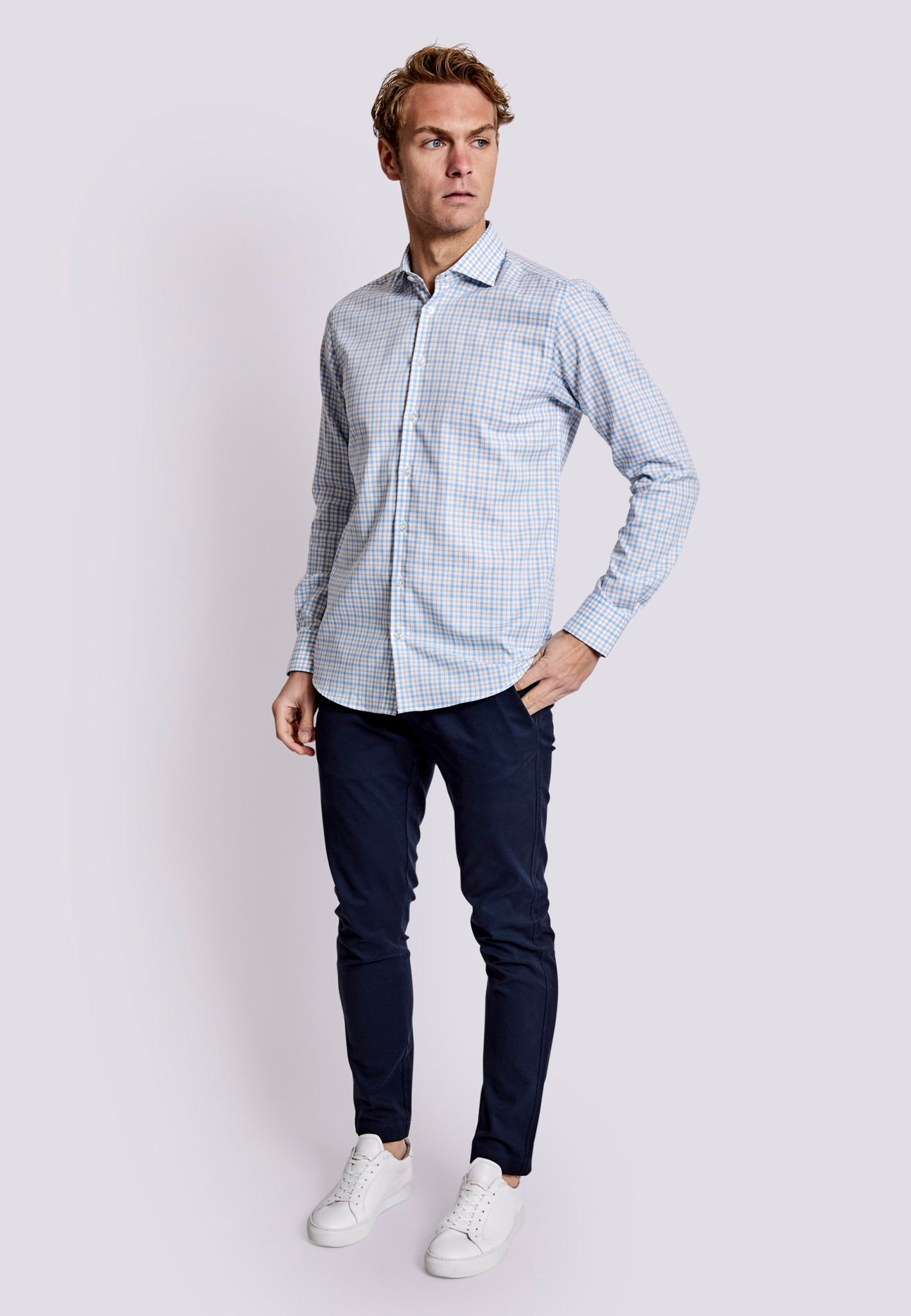 BS Ferdinand Modern Fit Skjorte - White