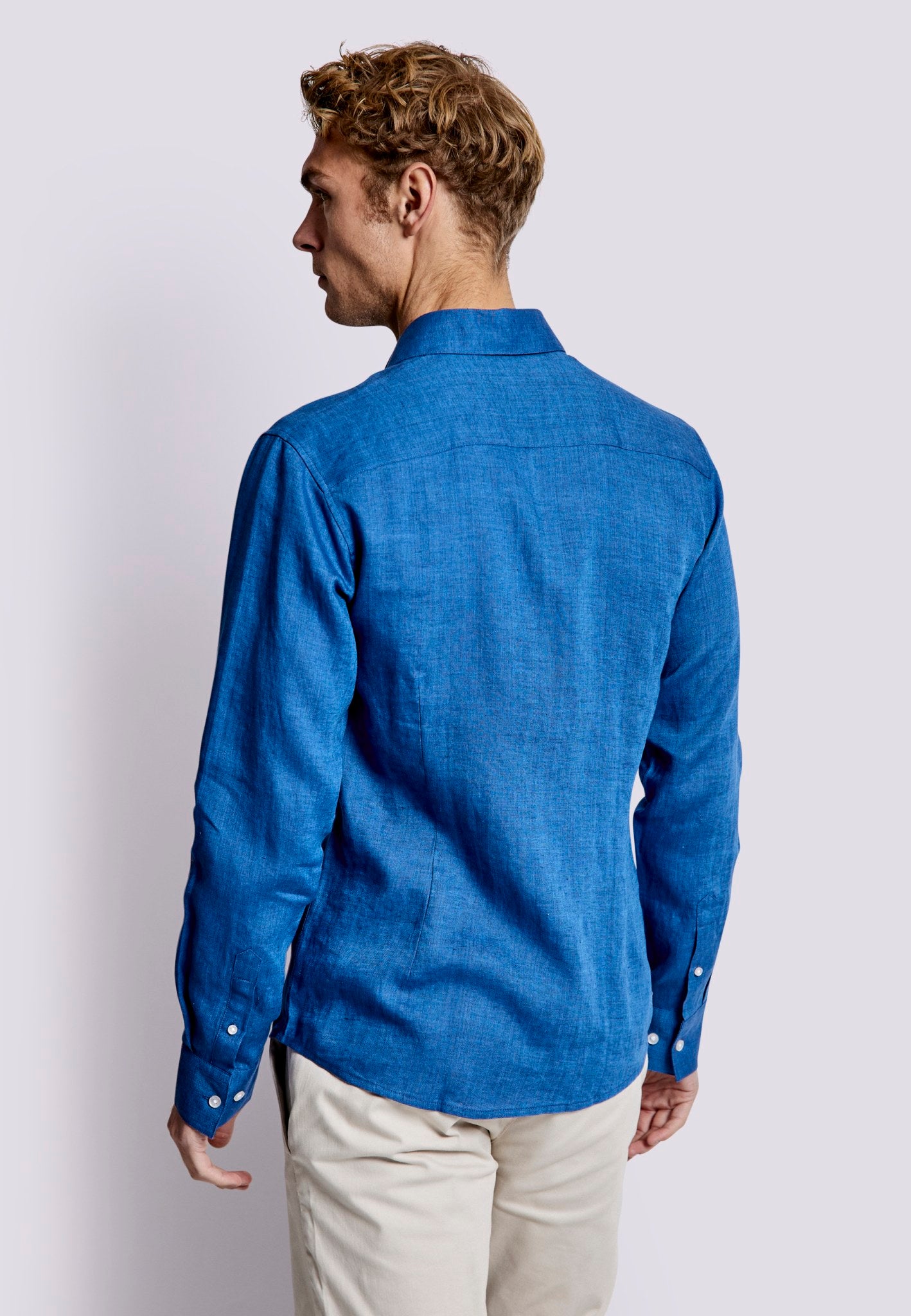 BS Bilbao Casual Modern Fit Shirt - Blue