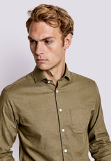 BS Ferrol Casual Slim Fit Shirt - Army