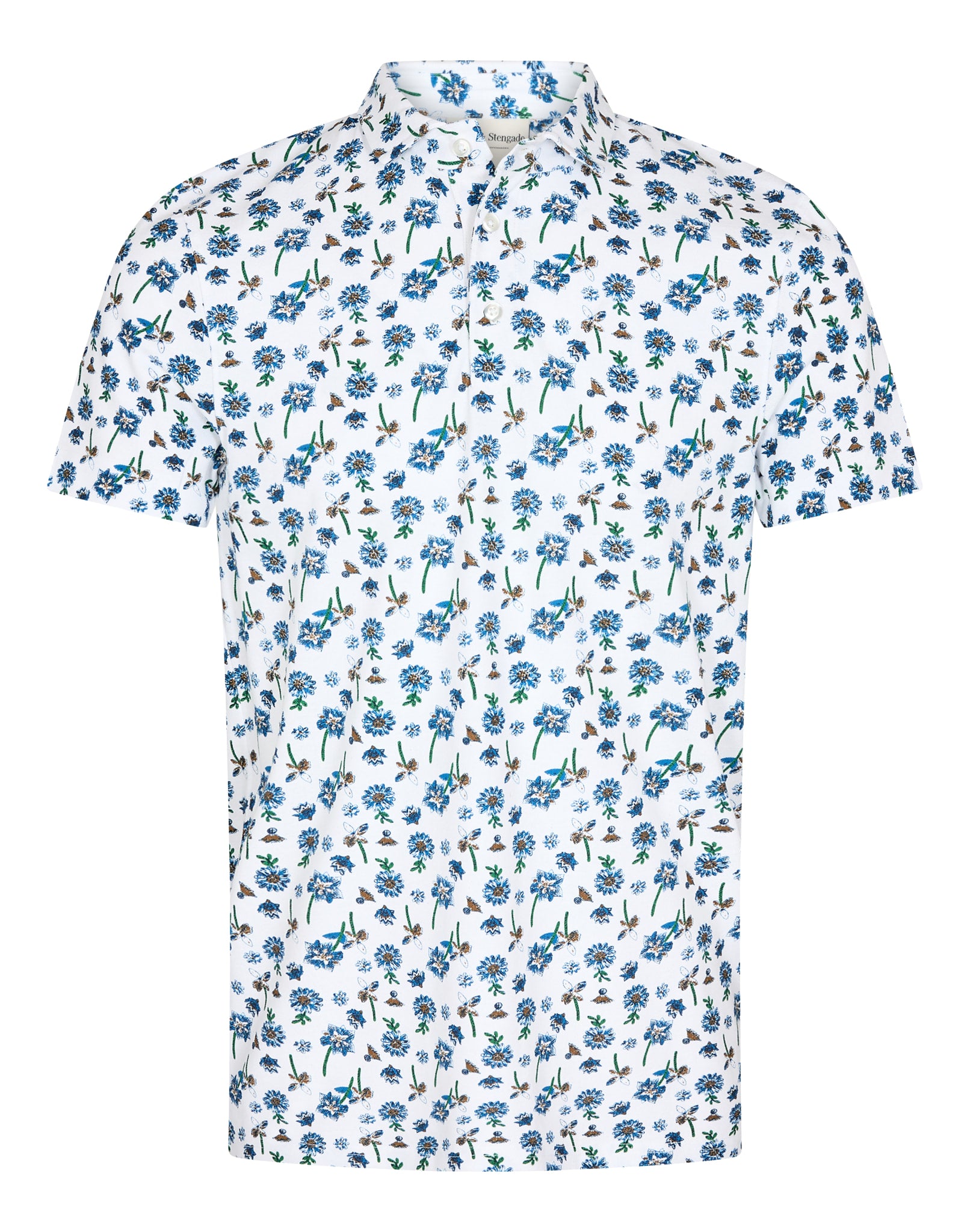 BS Rocky Regular Fit Polo Shirt - White