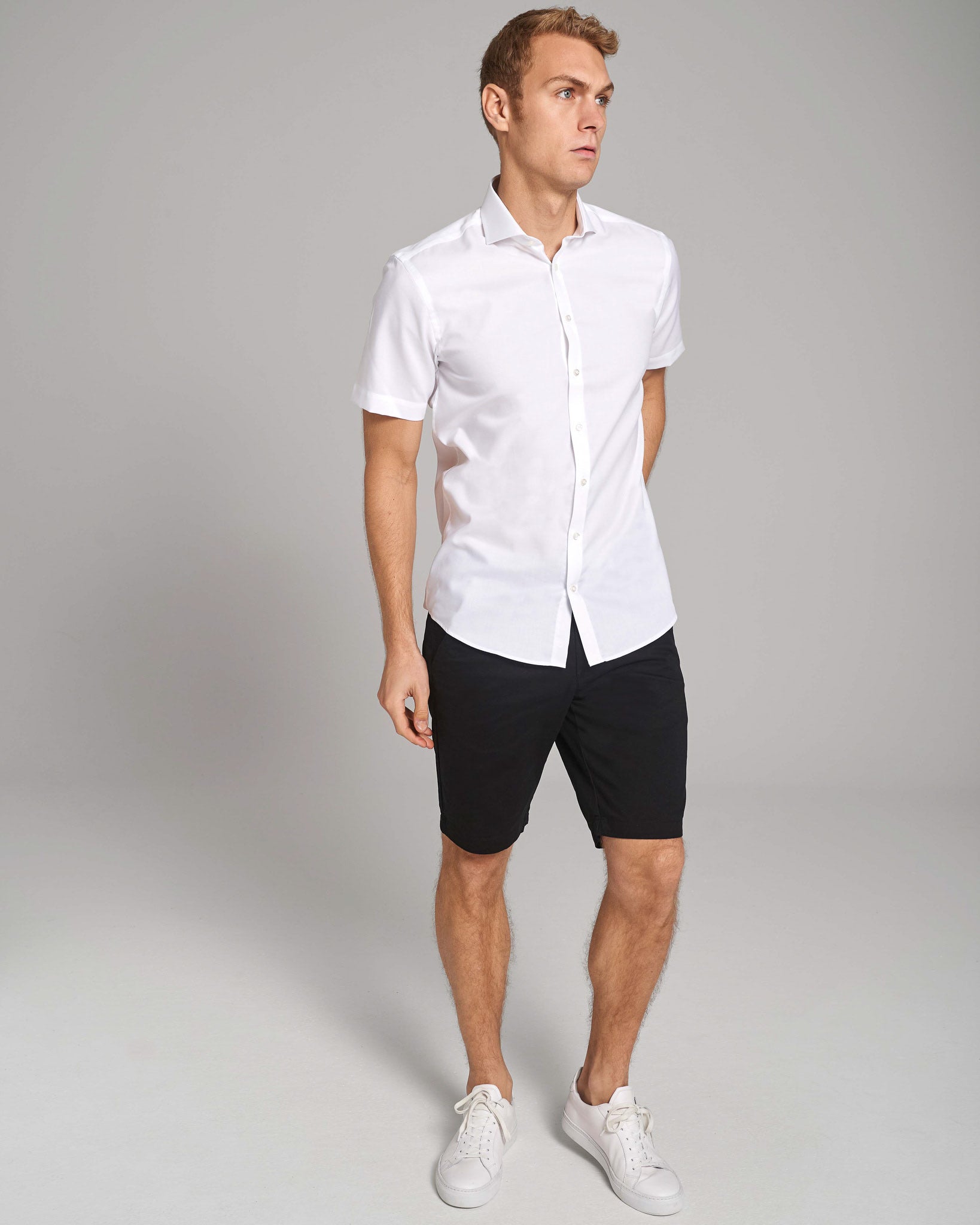 BS Willis Modern Fit Skjorte - White