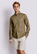 BS Ferrol Casual Slim Fit Shirt - Army