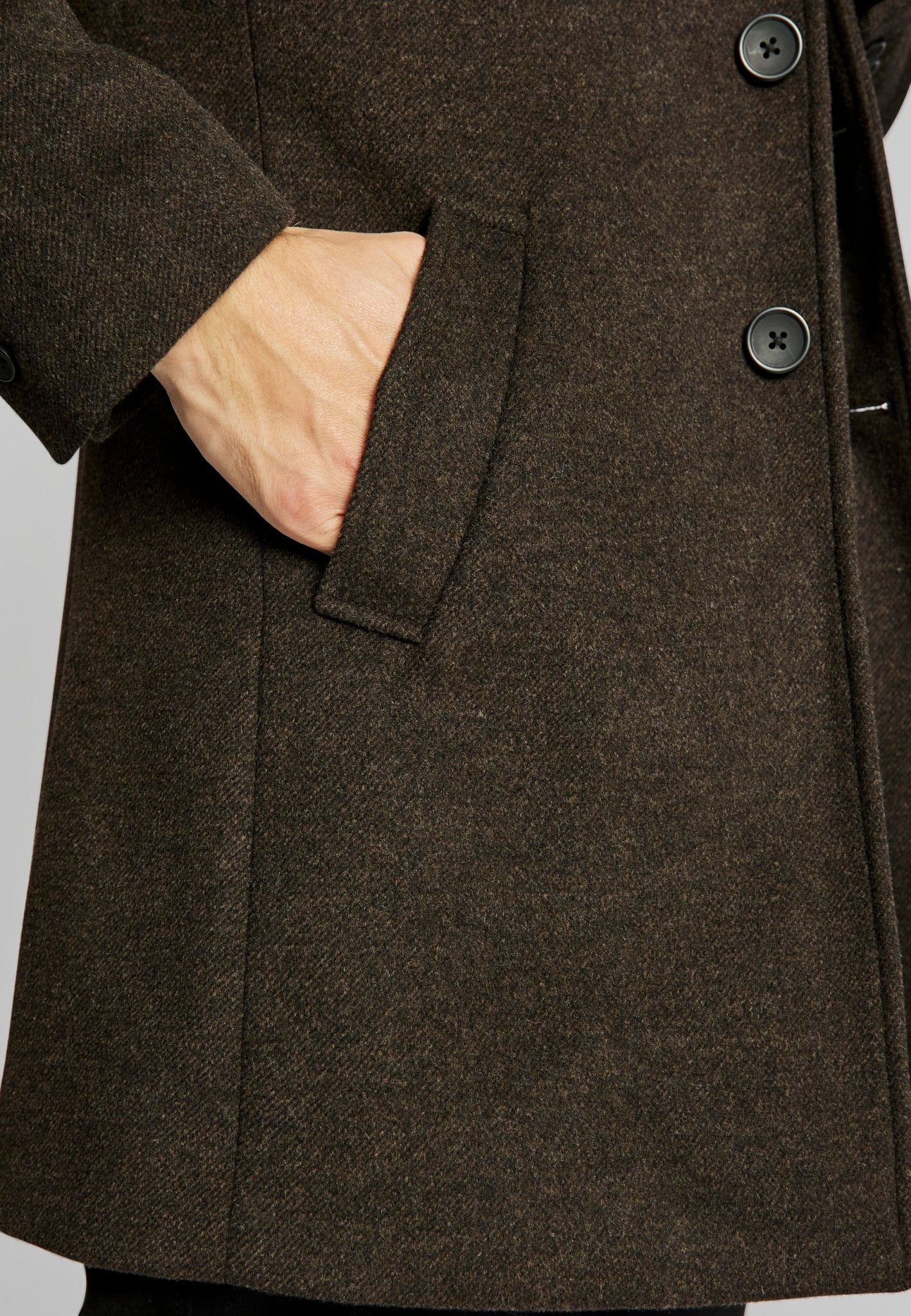 BS Kingston slim fit Frakke - Brown