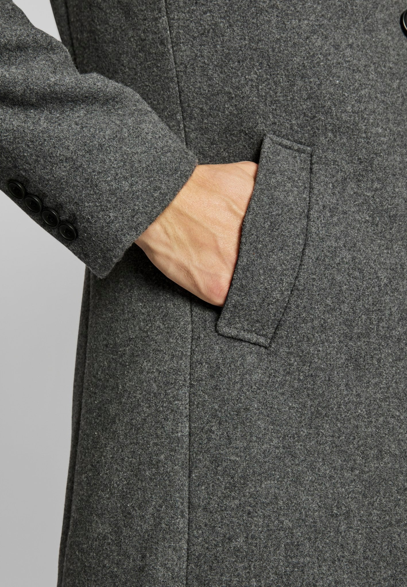 BS Ontario slim fit Frakke - Grey