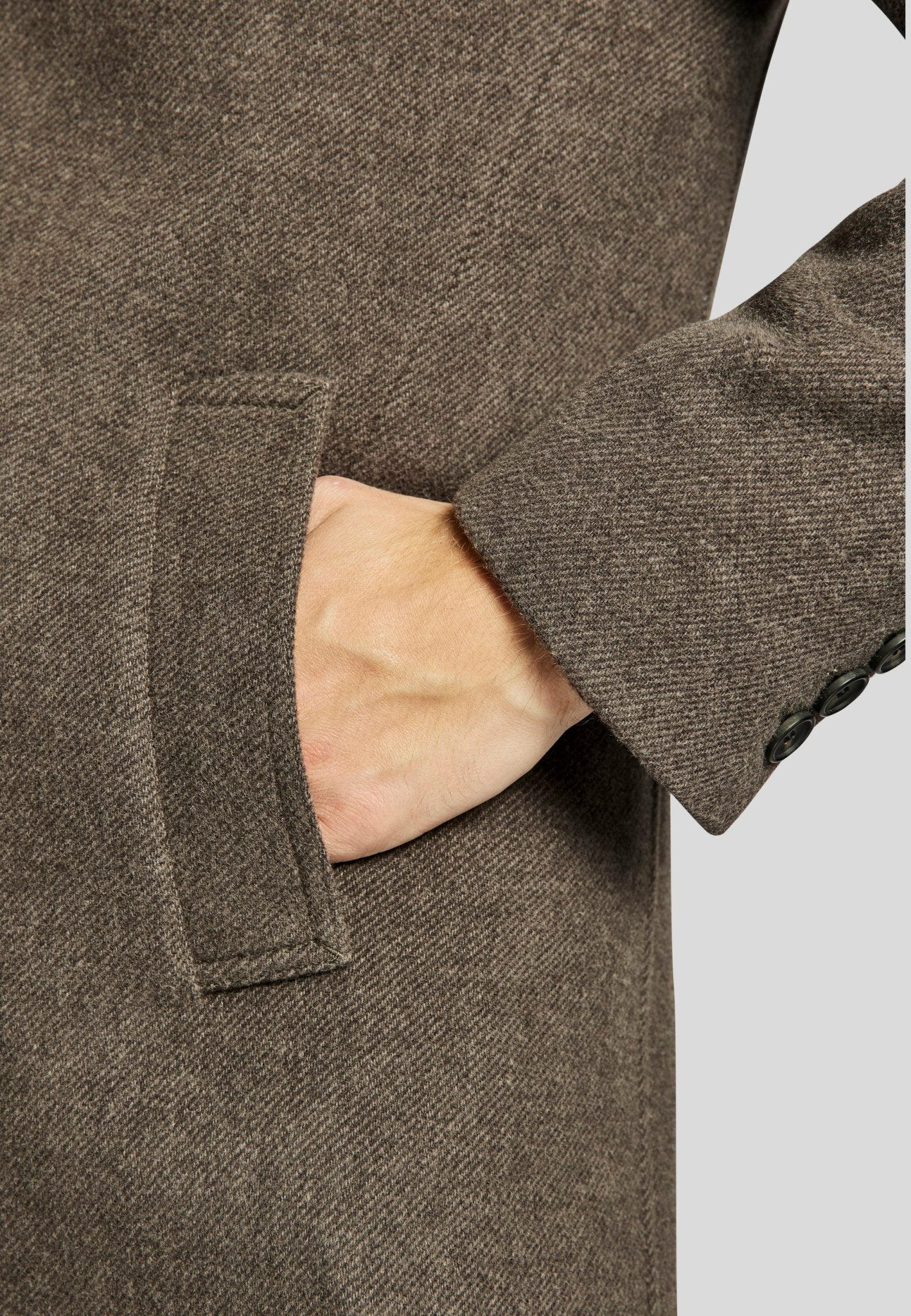 BS Alberta slim fit Frakke - Brown