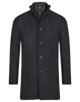 BS Ontario slim fit coat - Charcoal