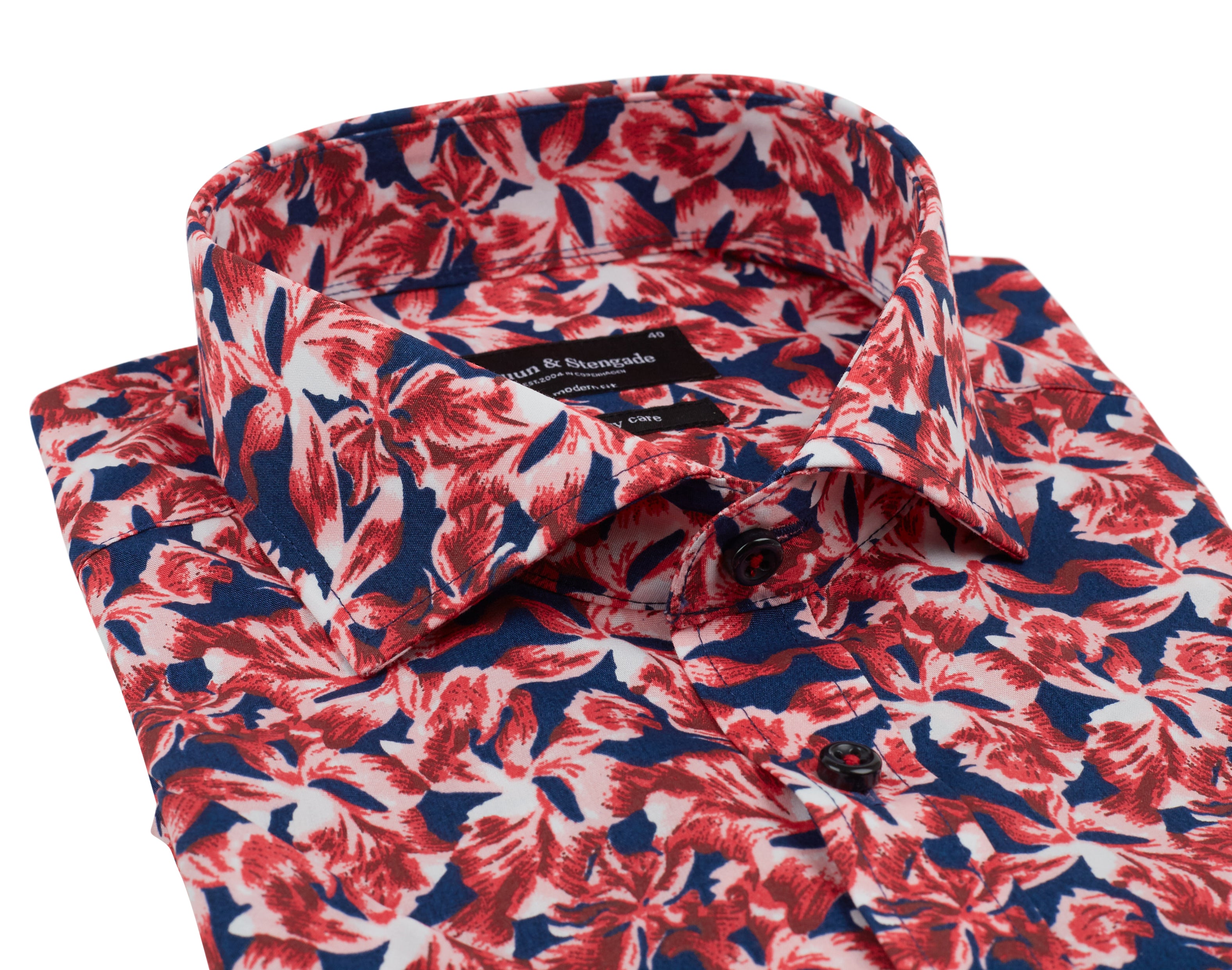 BS Mouko Modern Fit Skjorte Red