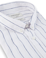 BS Shimane Slim Fit Hør Skjorte Hvid