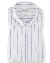 BS Shimane Slim Fit Hør Skjorte Hvid