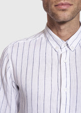 BS Shimane Slim Fit Hør Skjorte Hvid