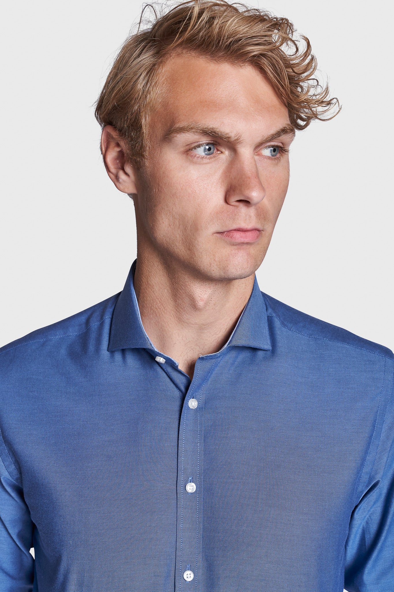 BS Beech Modern Fit Shirt - Dark Blue