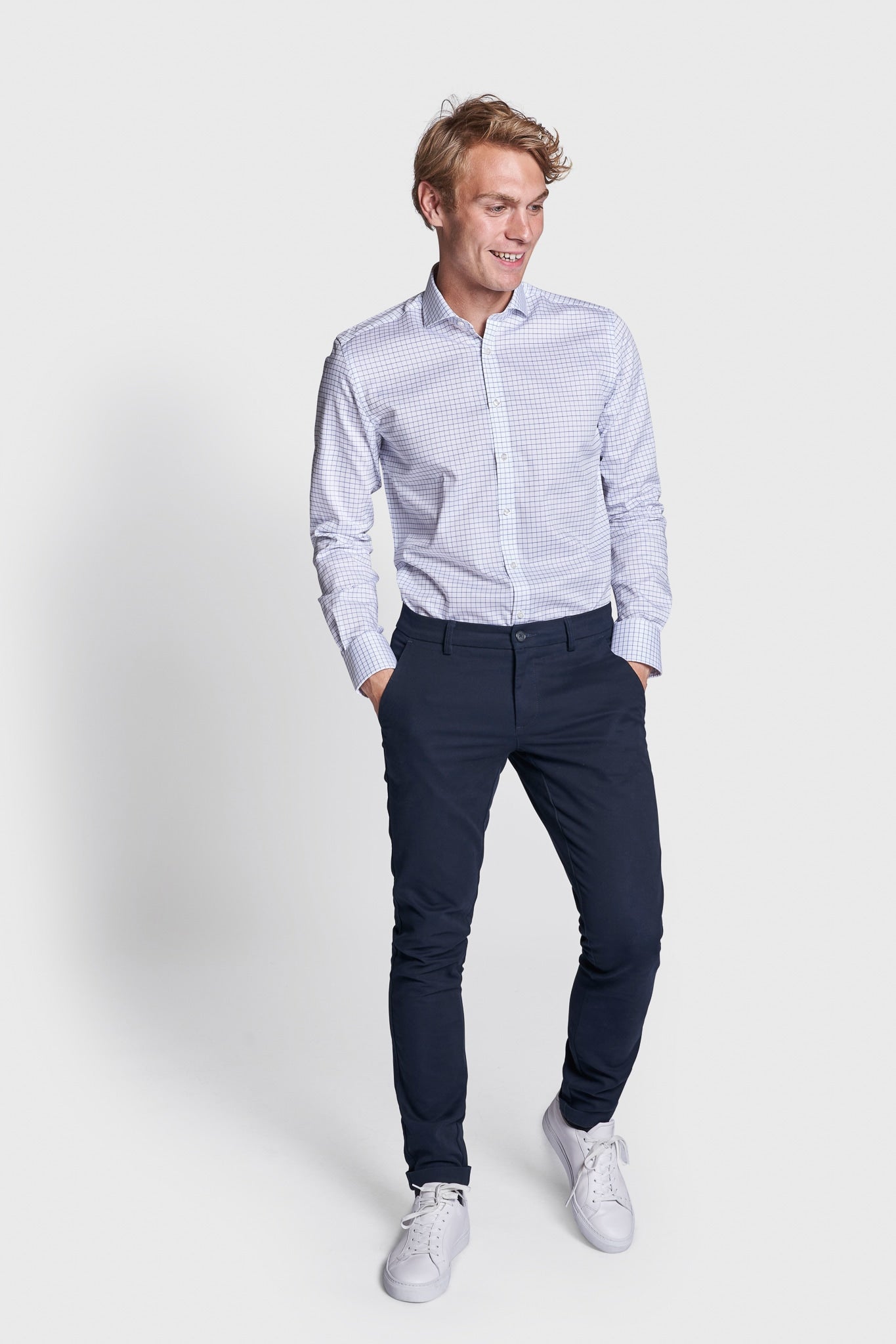 BS Maple Modern Fit Shirt - White