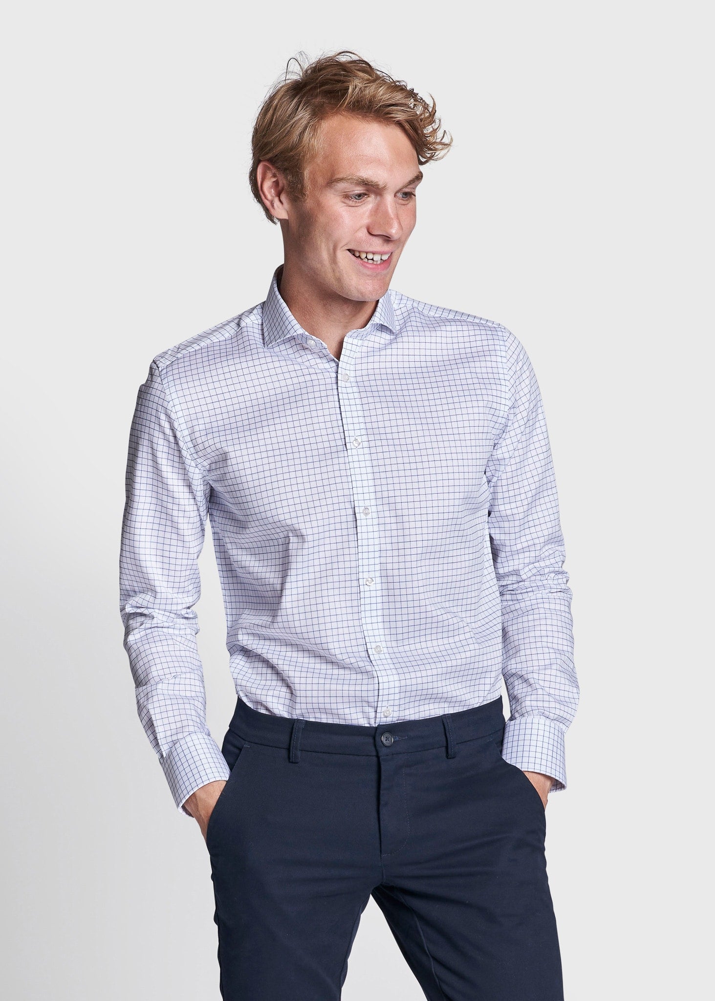 BS Maple Modern Fit Shirt - White