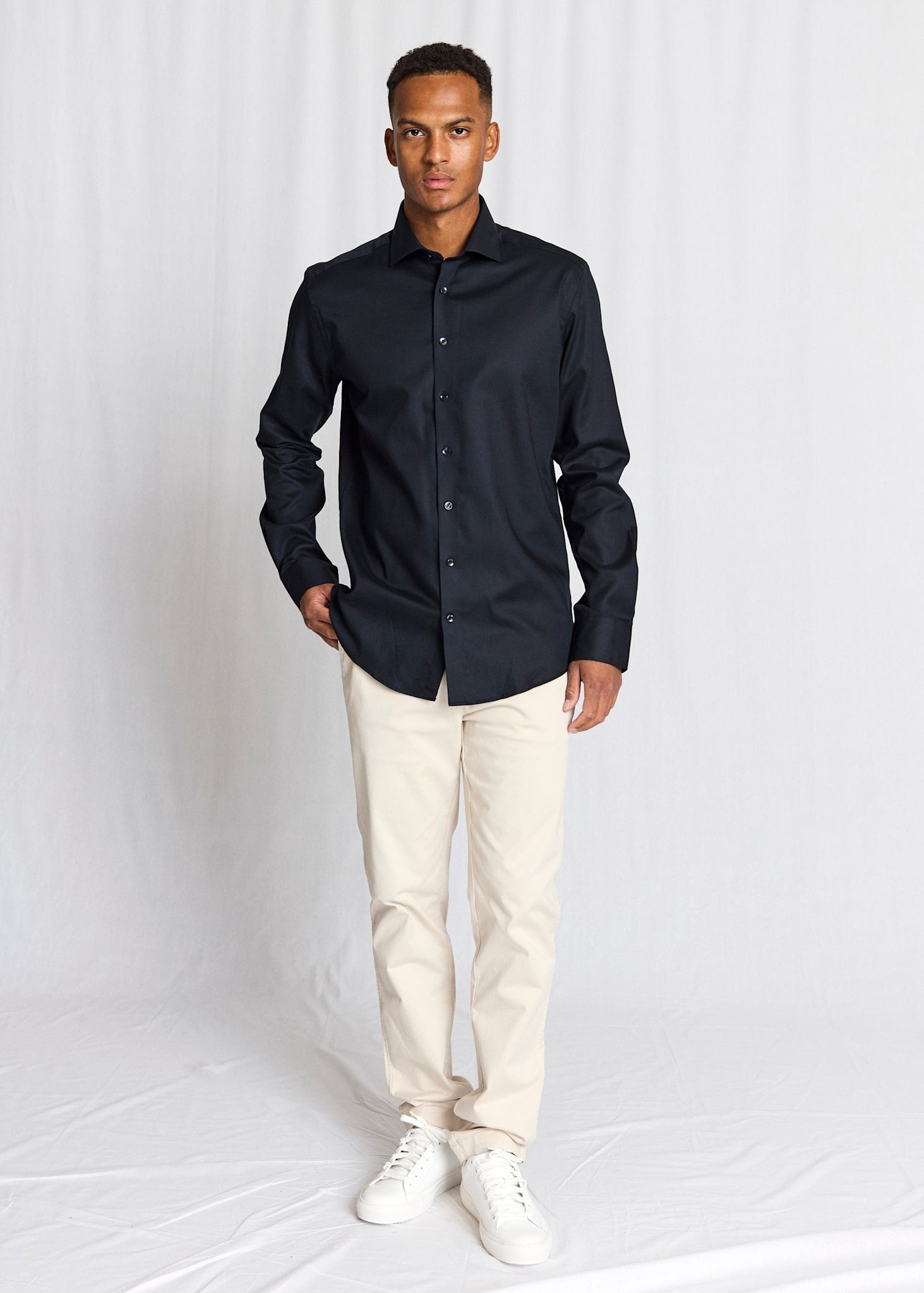 BS Begovic Modern Fit Shirt - Black