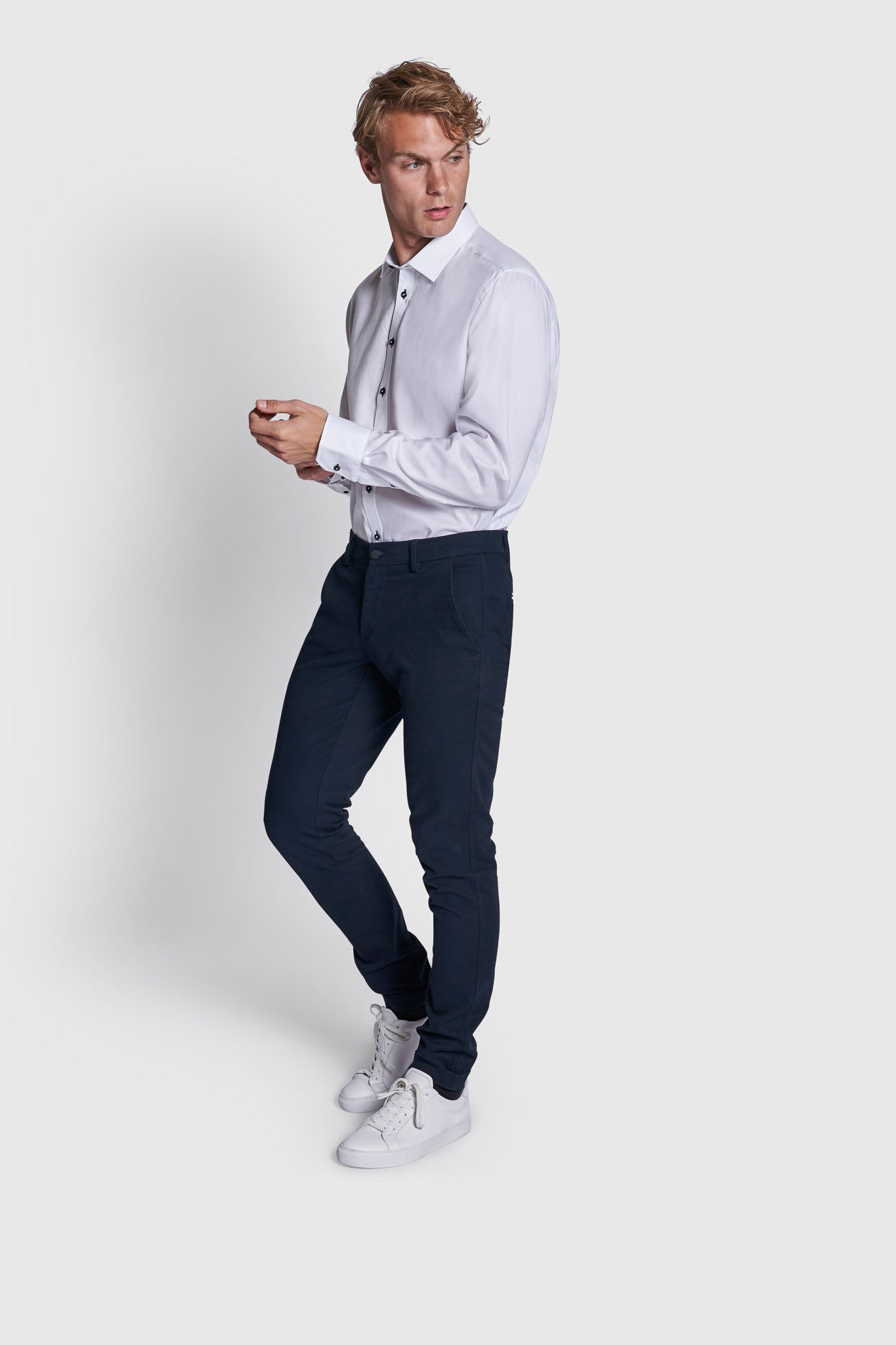 BS Pat Modern Fit Shirt - White