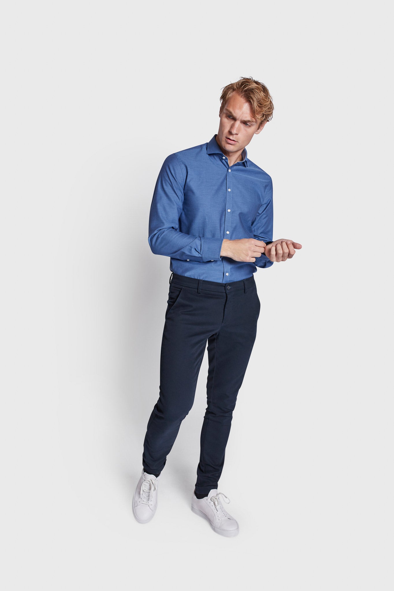 BS Beech Slim Fit Shirt - Dark Blue