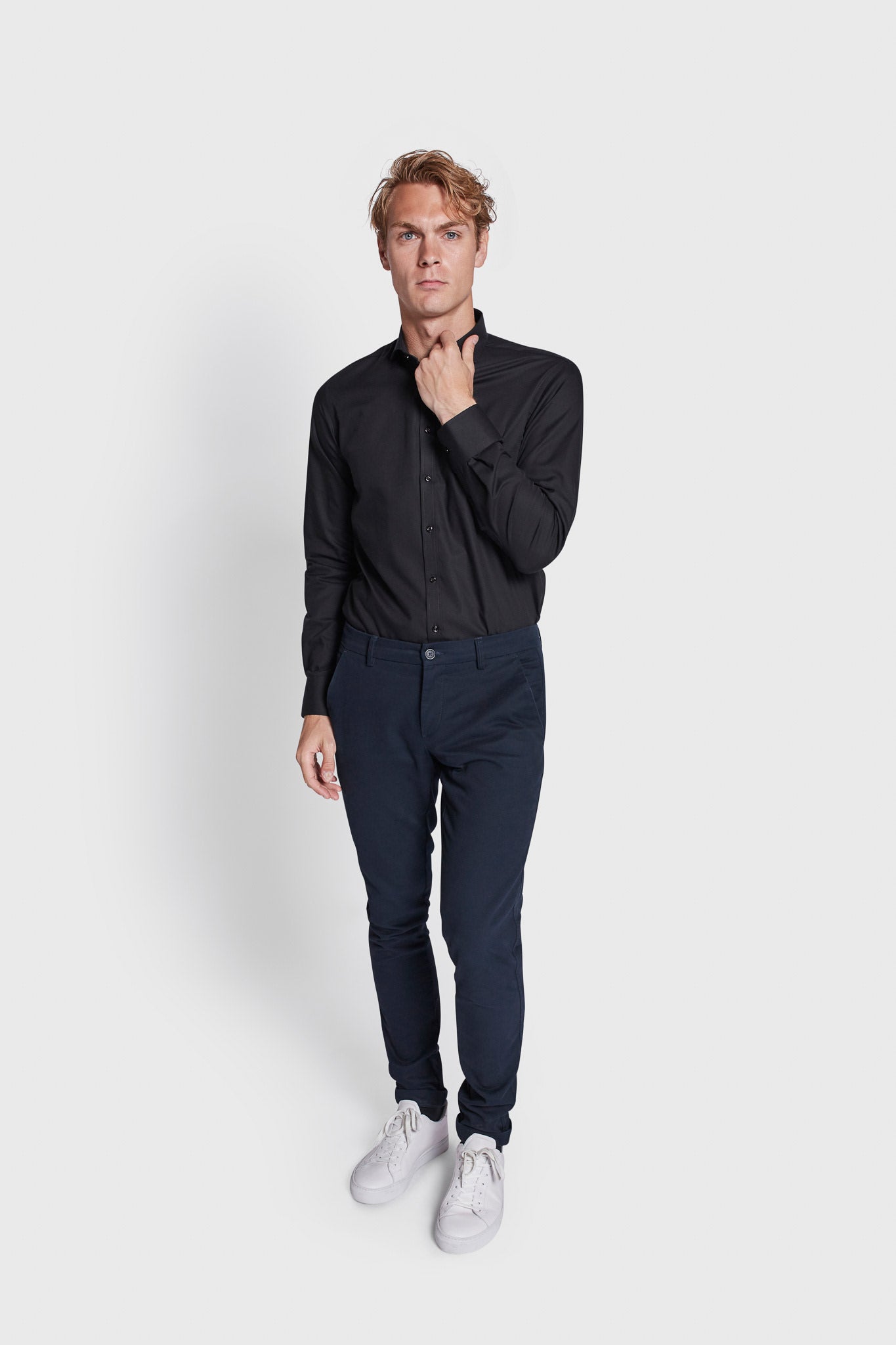 BS Aspen Slim Fit Shirt - Black