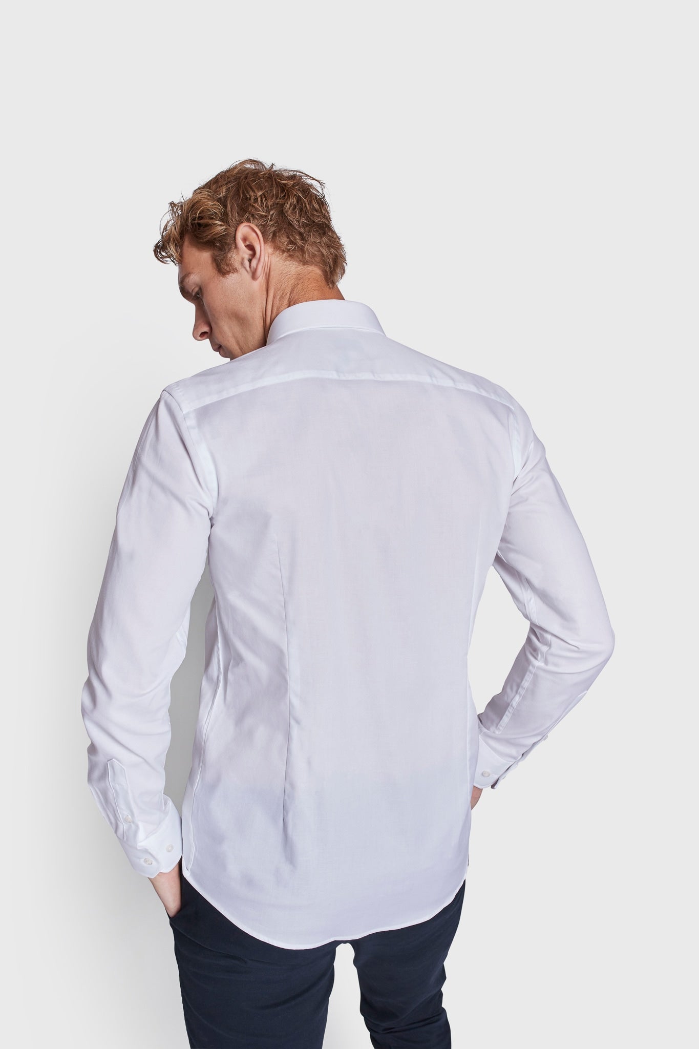 BS Mahogany Slim Fit Shirt - White