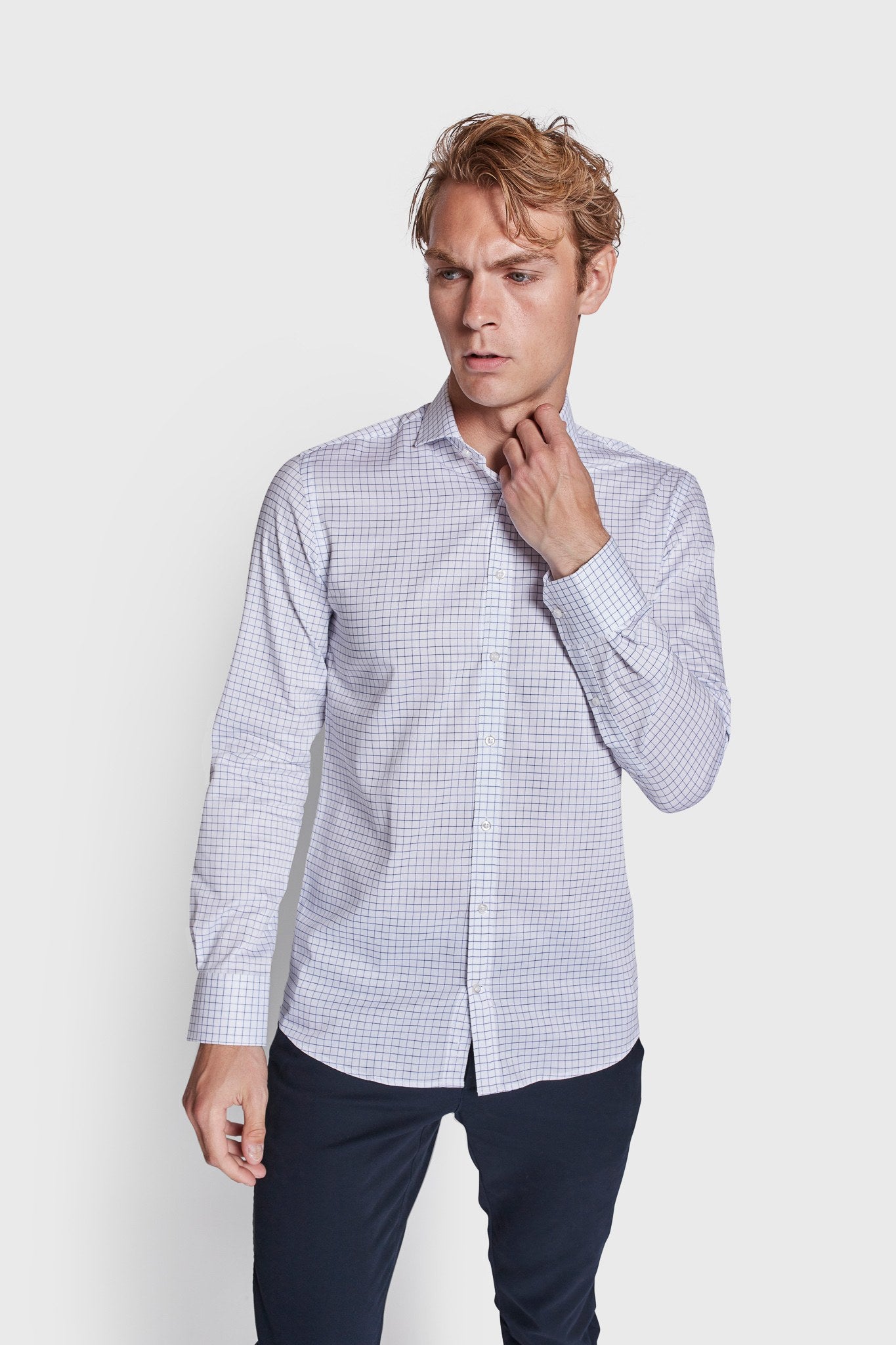 BS Maple Slim Fit Shirt - White