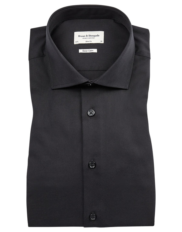 BS Miles Slim Fit Shirt - Black