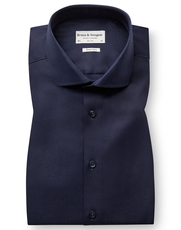 BS Miles Slim Fit Shirt - Navy