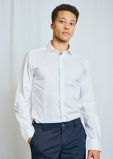 BS Miles Slim Fit Shirt - White
