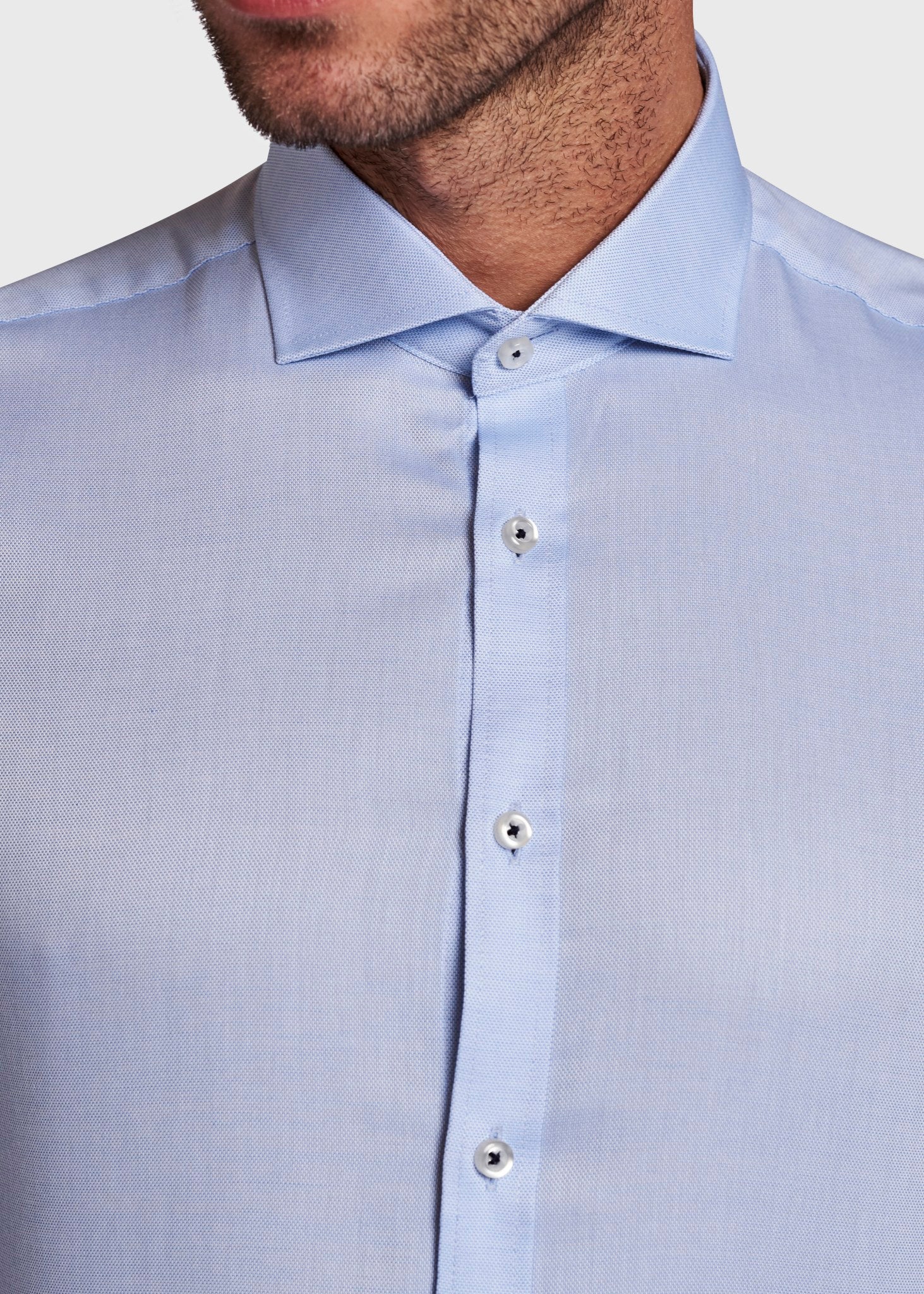 BS Mitchell Super Slim Fit Skjorte - Light Blue