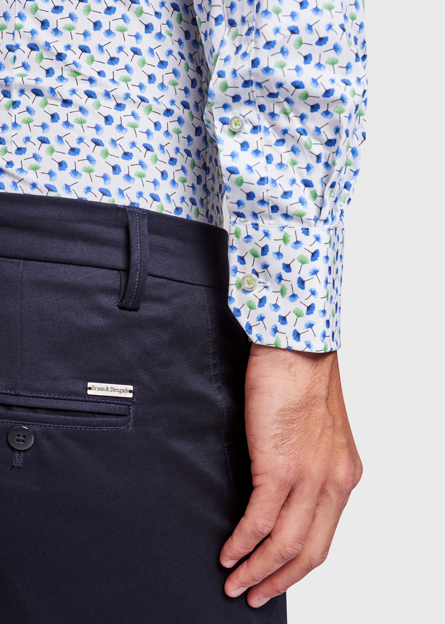 BS Gustavo Slim Fit Shirt - White