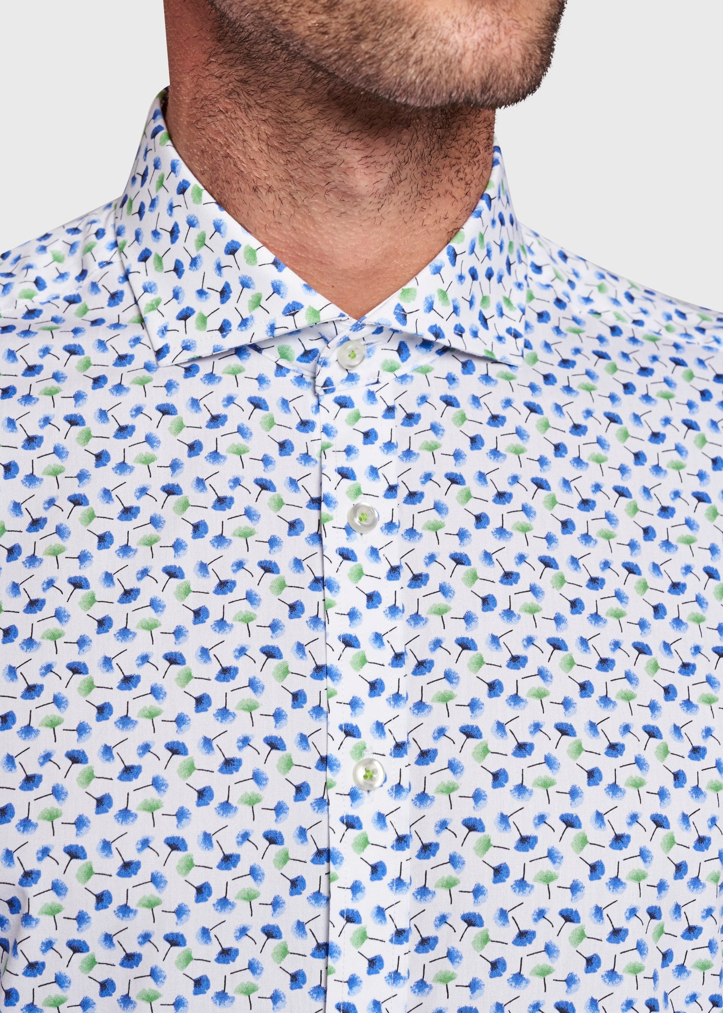 BS Gustavo Slim Fit Shirt - White