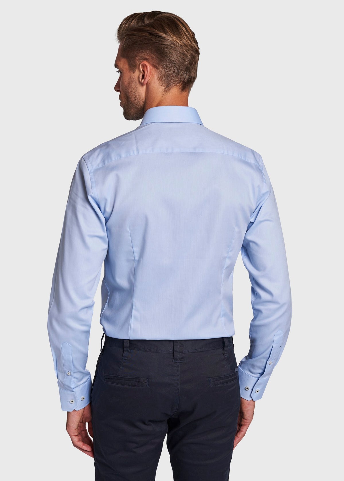 BS Mitte Slim Fit Shirt - Light Blue