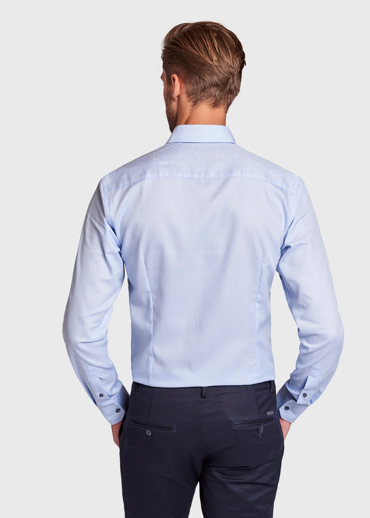 BS Holding Modern Fit Shirt - Light Blue
