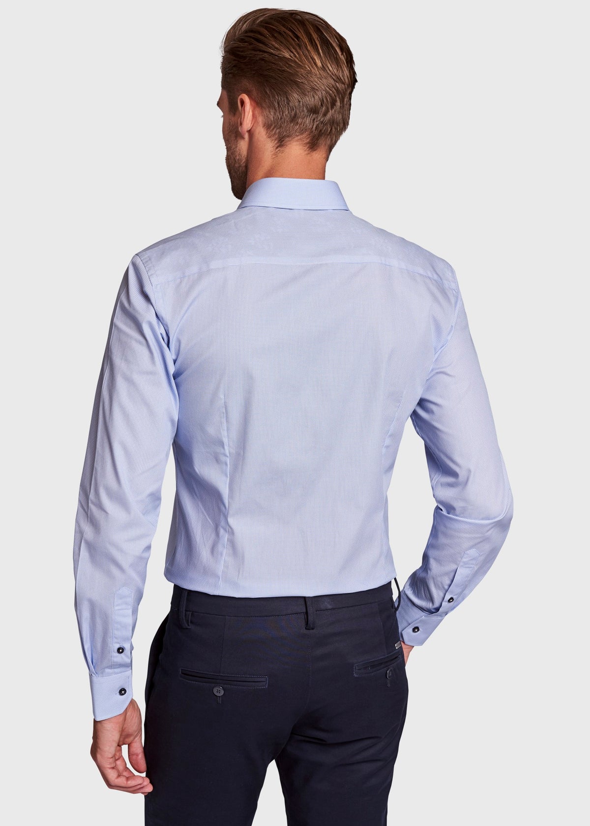 BS Konfogbia Modern Fit Shirt - Blue