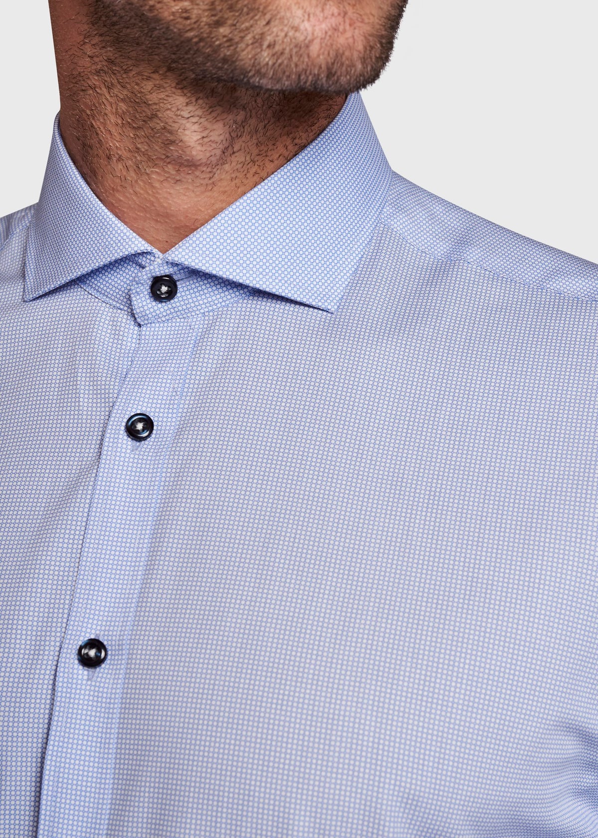 BS Konfogbia Modern Fit Shirt - Blue