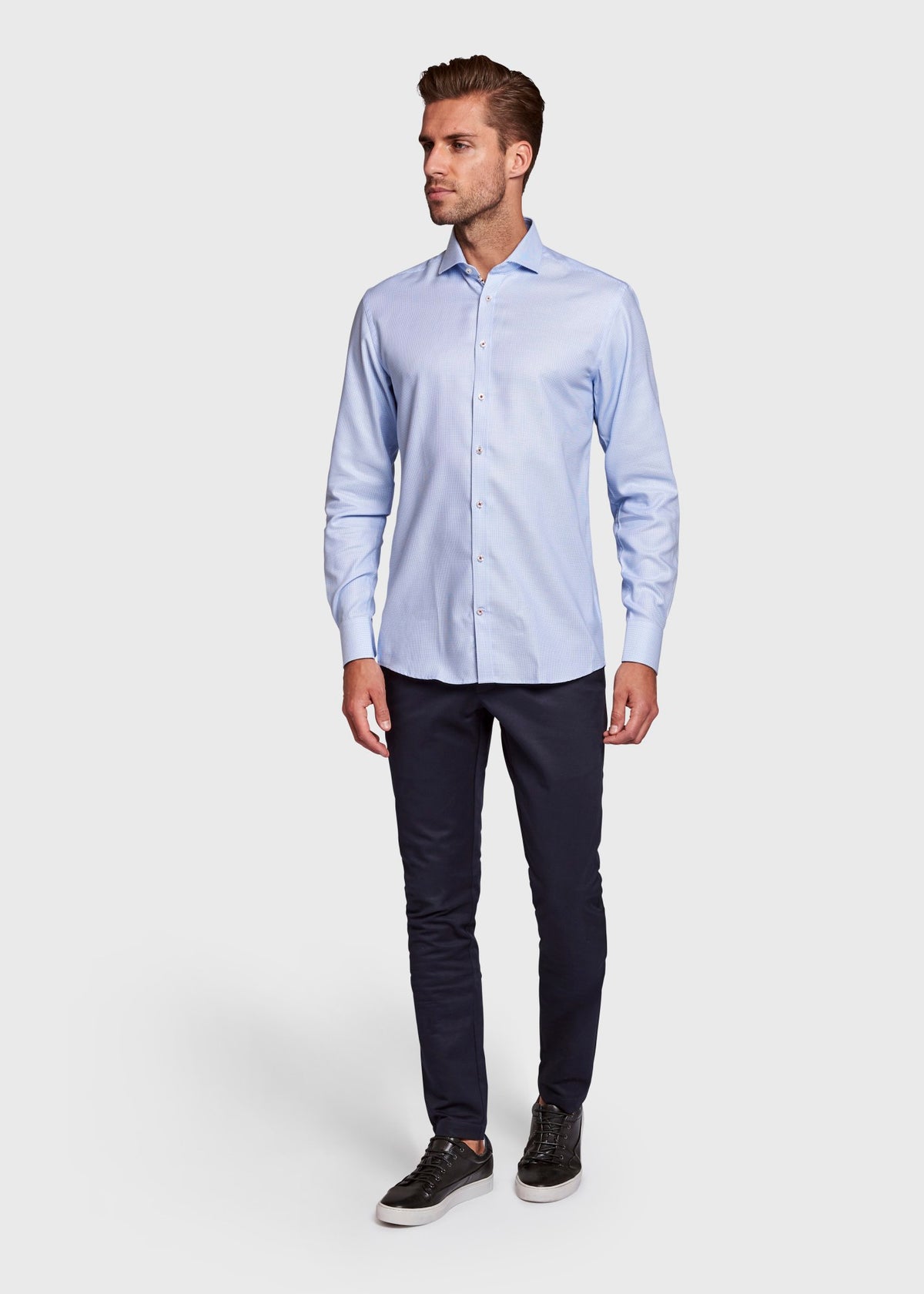 BS Melo Modern Fit Shirt - Light Blue