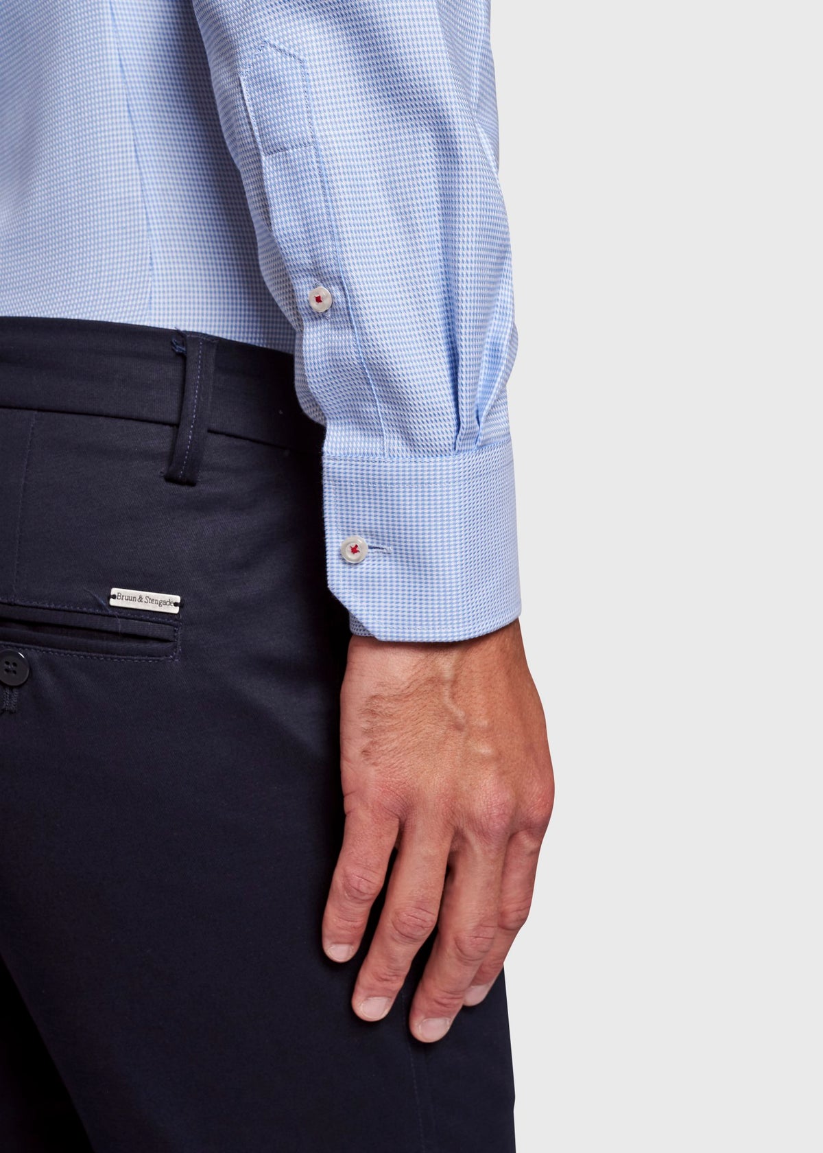 BS Melo Modern Fit Shirt - Light Blue