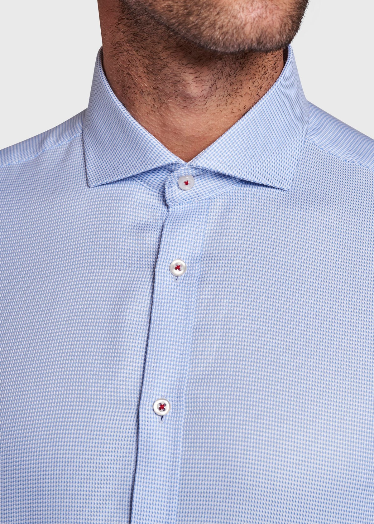 BS Melo Modern Fit Shirt - Light Blue