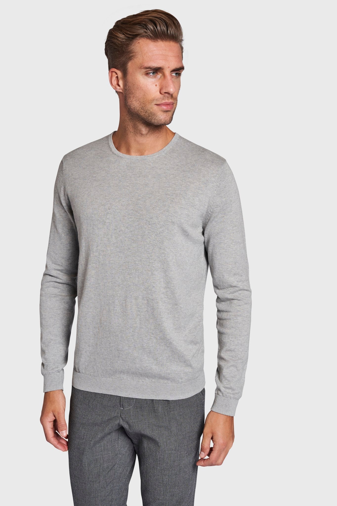 BS Gaspard Regular Fit Strik - Grey