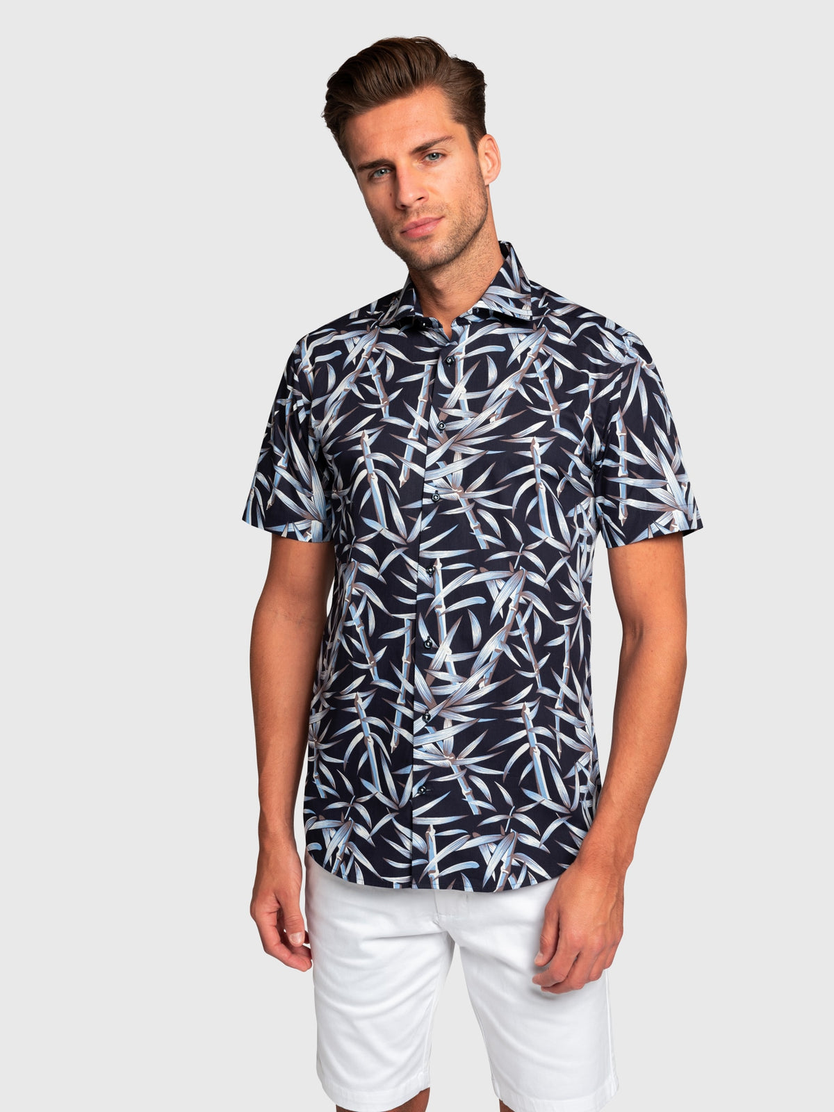 BS Bonanno Slim Fit Shirt - Navy