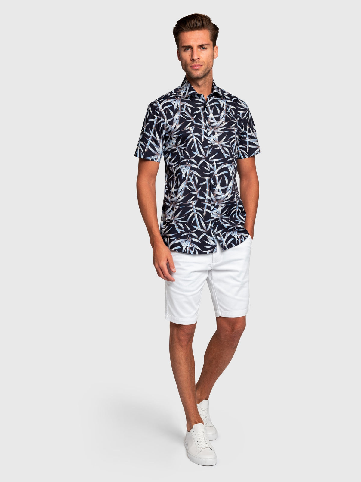 BS Bonanno Slim Fit Shirt - Navy