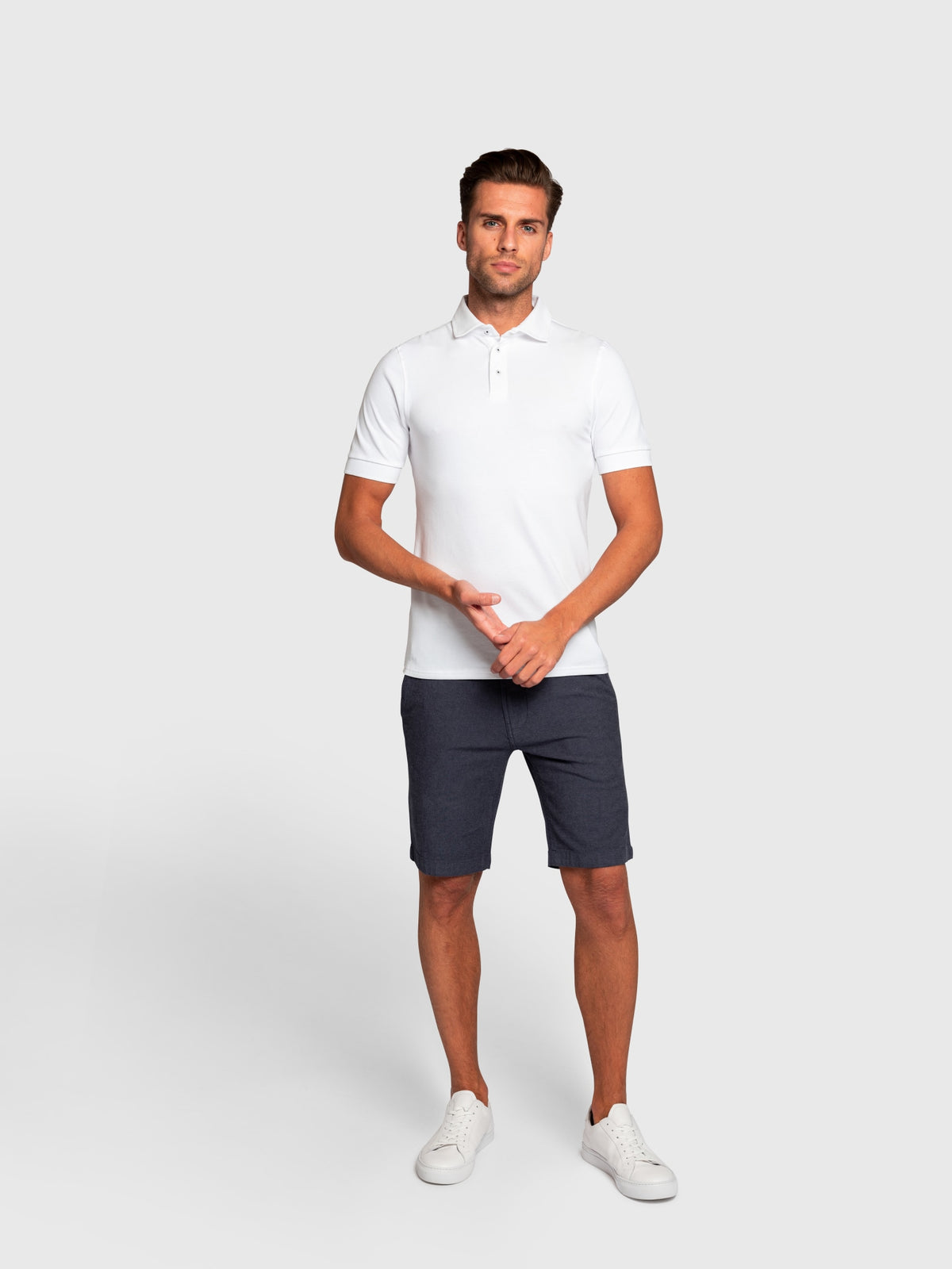 BS Fiji Regular Fit Polo Shirt - White
