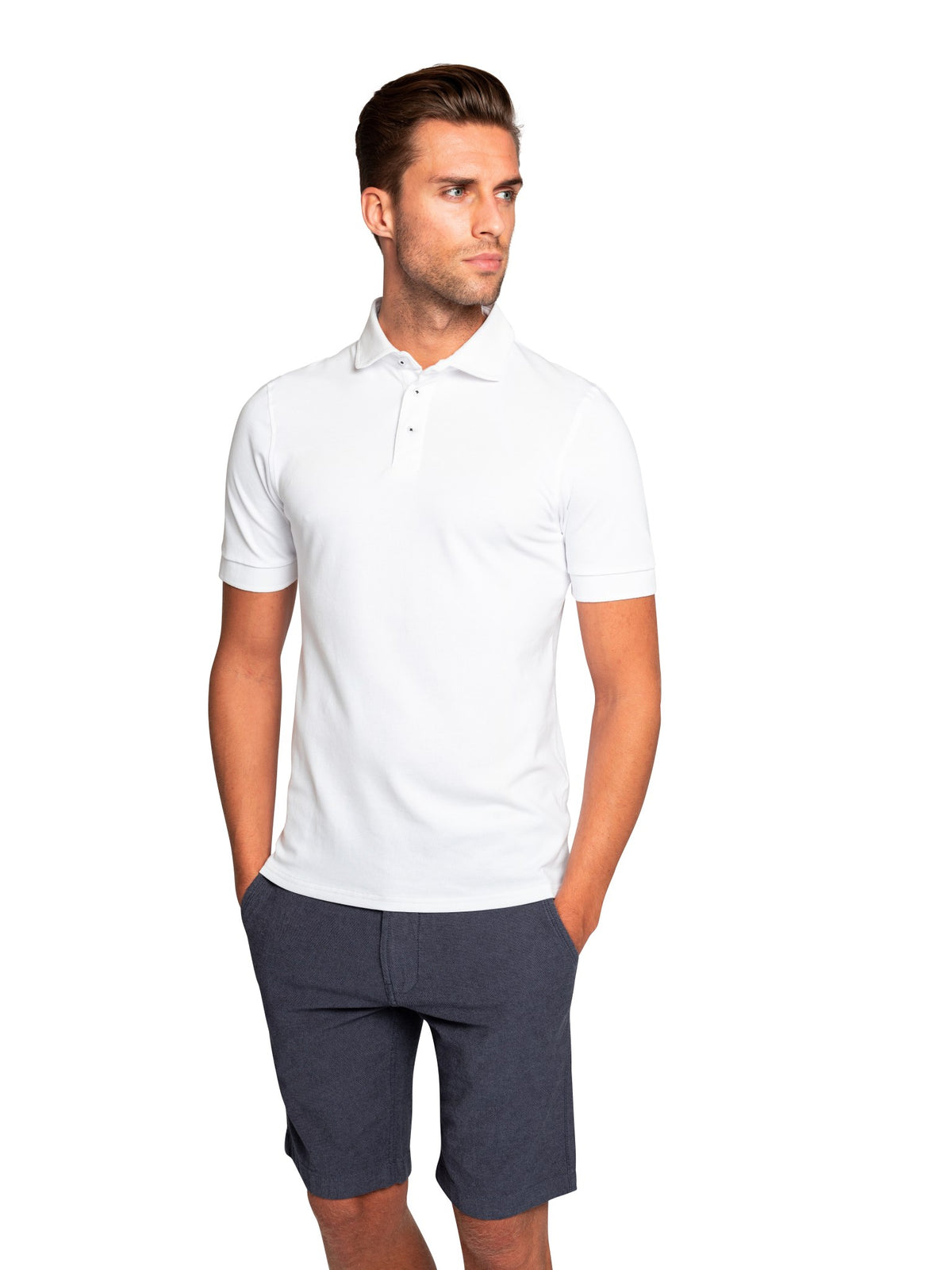 BS Fiji Regular Fit Polo Shirt - White